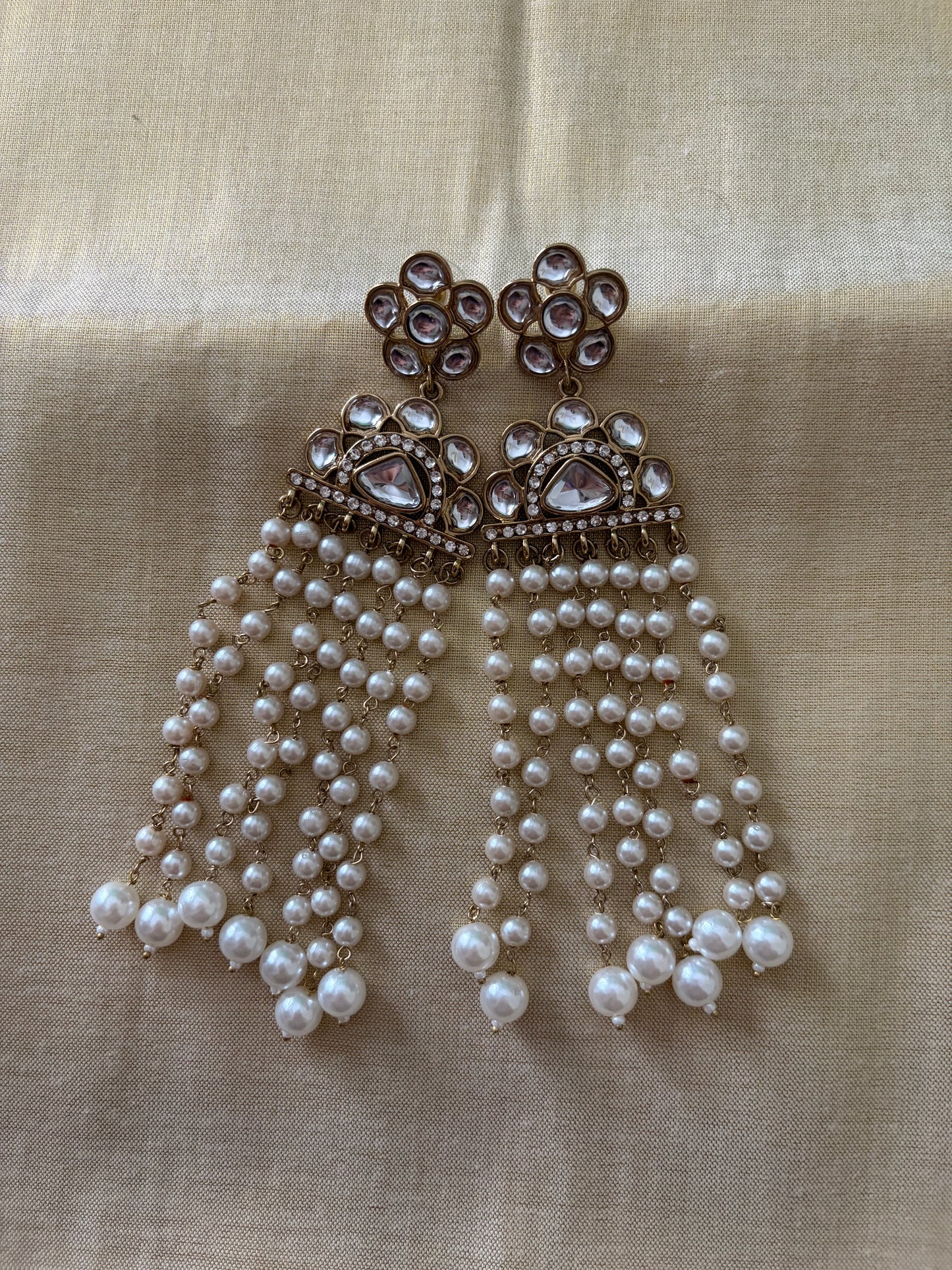 Pearl Tassel Earrings