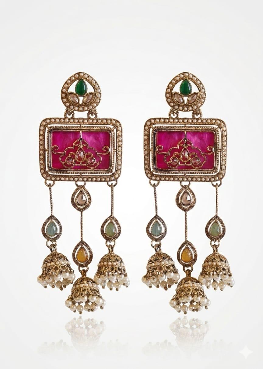 Mehrunissa Jhumkas