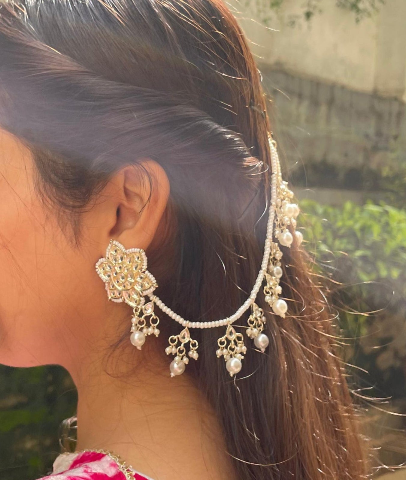 Maya Long Chain Earrings